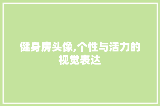 健身房头像,个性与活力的视觉表达