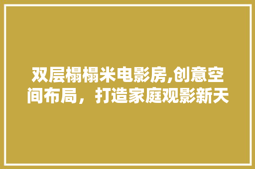 双层榻榻米电影房,创意空间布局，打造家庭观影新天地
