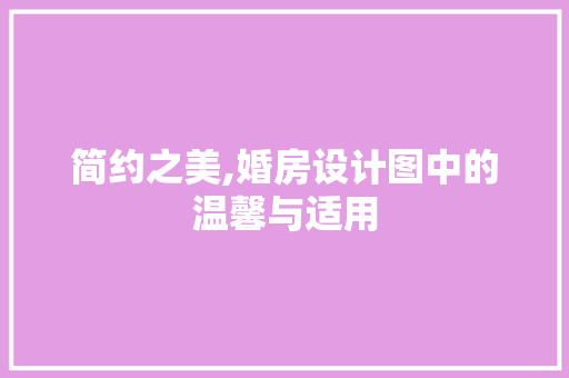简约之美,婚房设计图中的温馨与适用